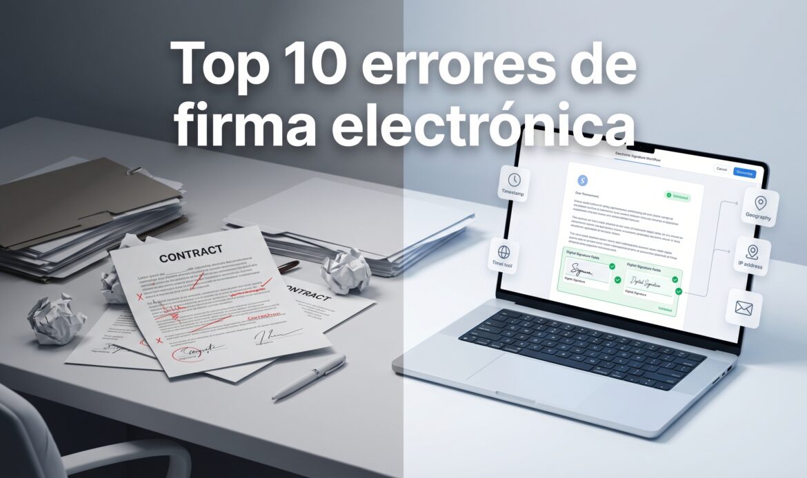 Errores comunes al implementar firma electrónica en empresas de LATAM